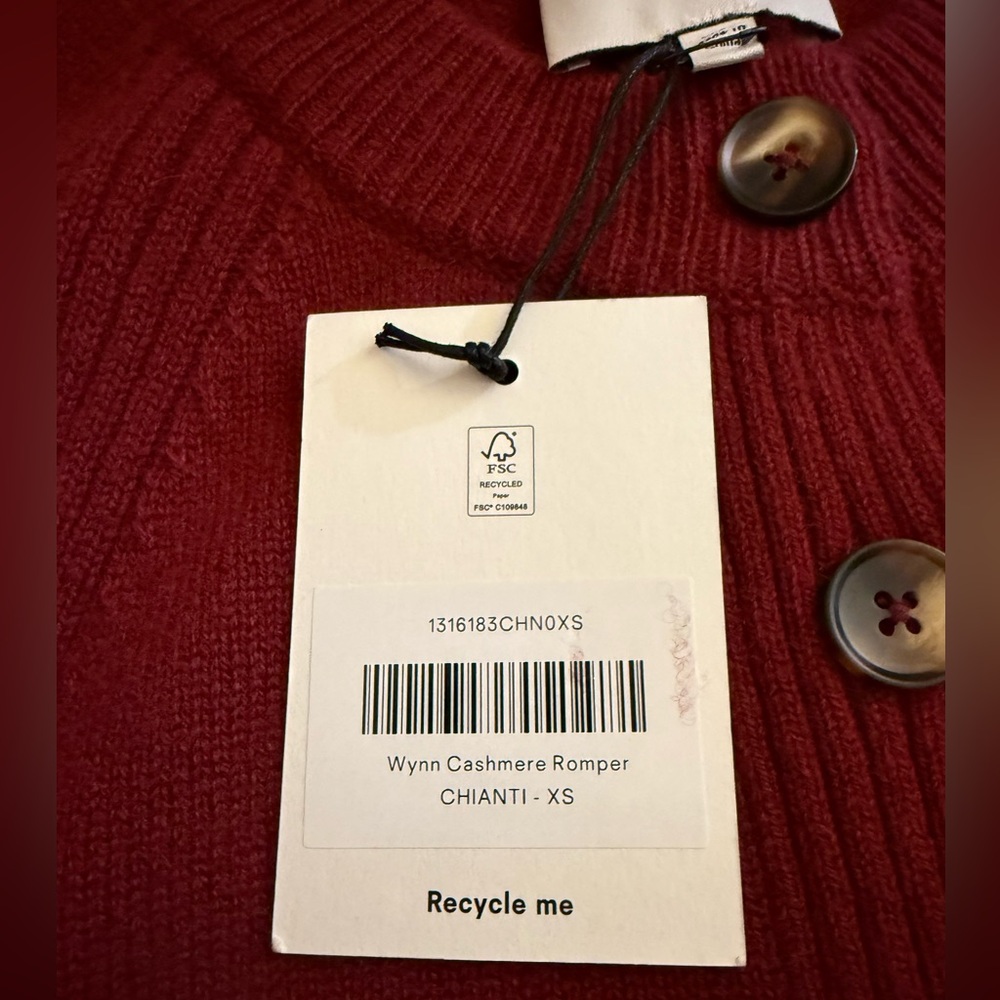 New-Reformation 
Wynn Cashmere Romper - Picture 8 of 11